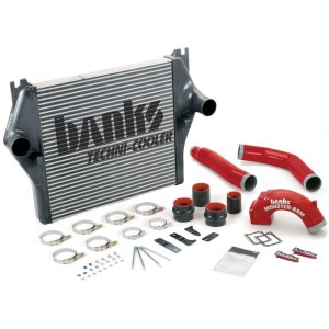 Dodge Ram 2500 Intercooler Kit - Banks Power - Techni-Cooler - Red - `06-`07